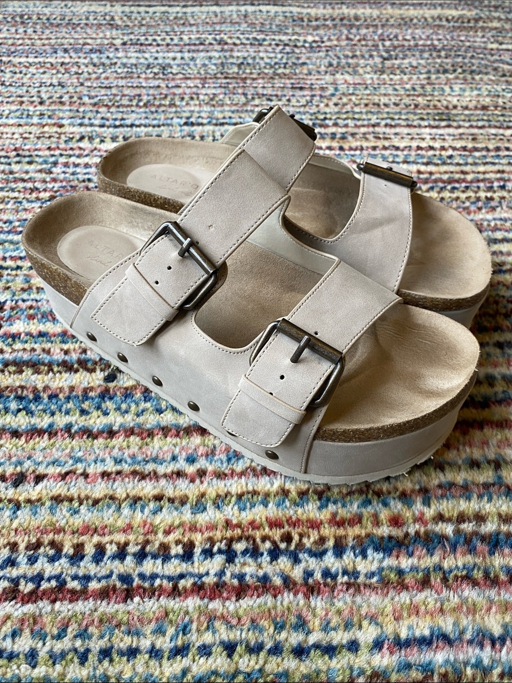 Altar’d State Platform Slide Sandals